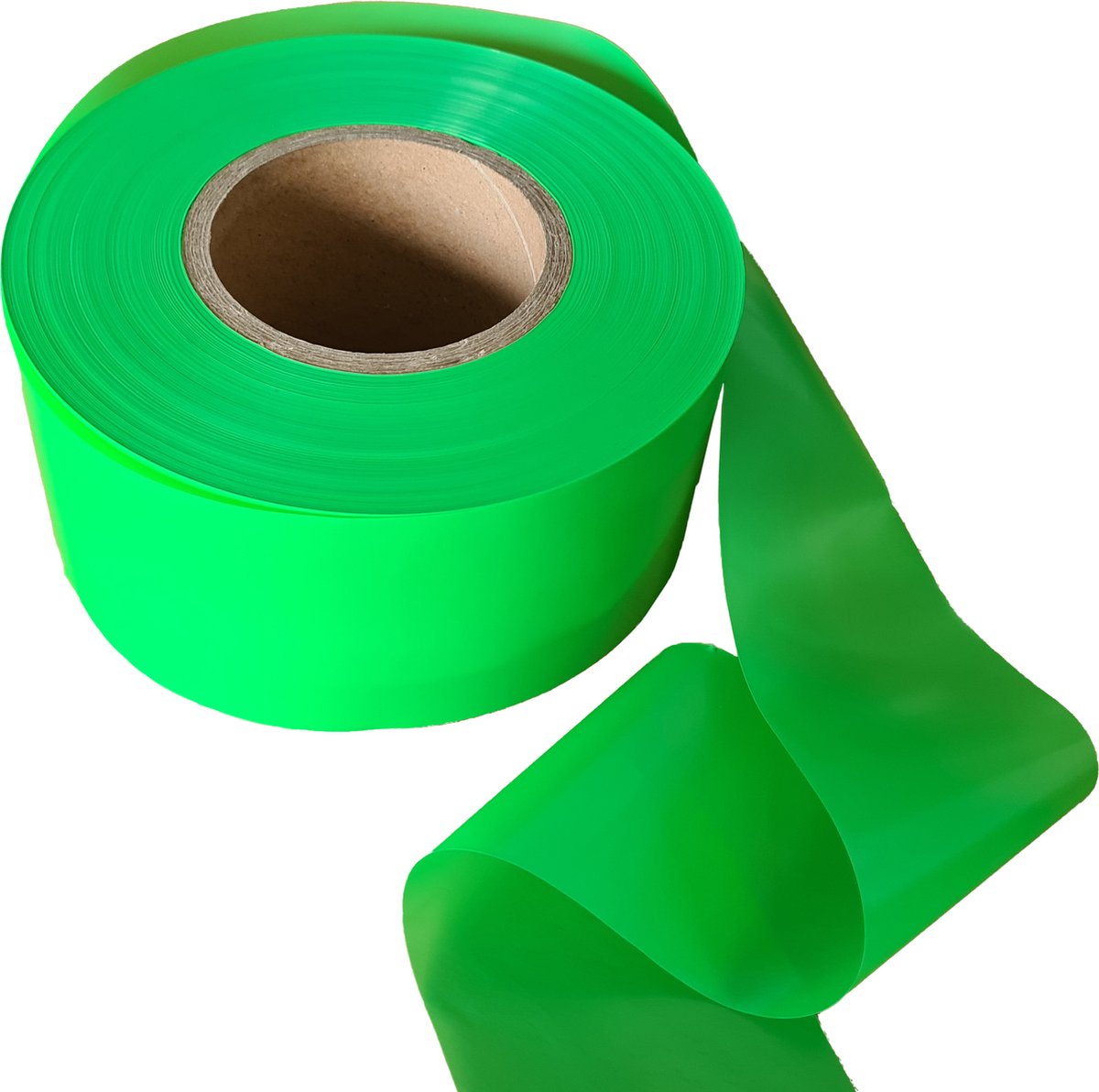  - Afzetlint 75mm breed x 100mtr lang, 60my dik - Grasgroen - 1 rol - (029.9954)