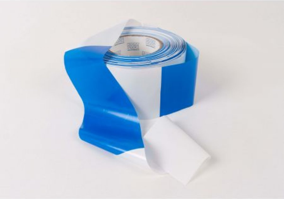 Zako-binder Blauw-wit Afzetlint 75mm x 250mtr 1 rol (027.0053)