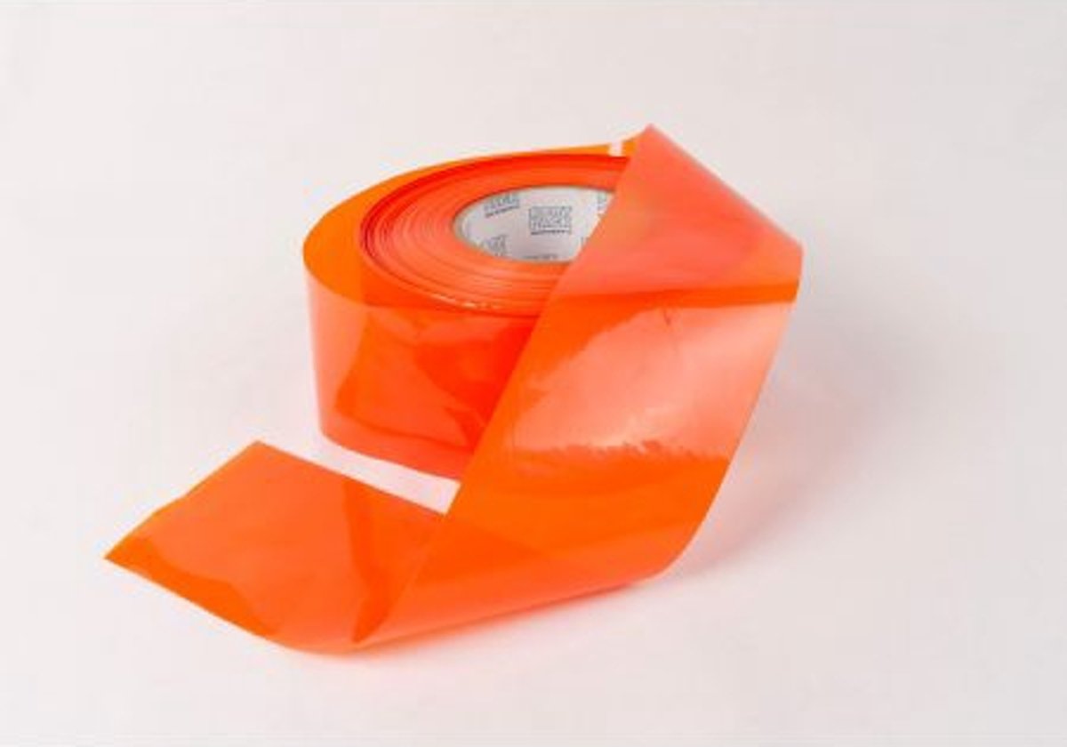 Zako-binder Oranje afzetlint 75mm x 250mtr 1 rol (027.0025)