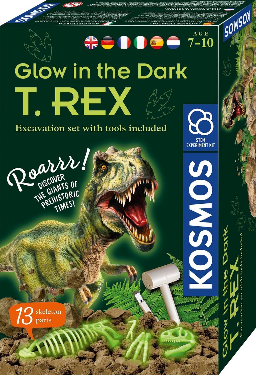 Kosmos Opgravingsspel T-rex Junior 13 X 21 Cm 13-delig