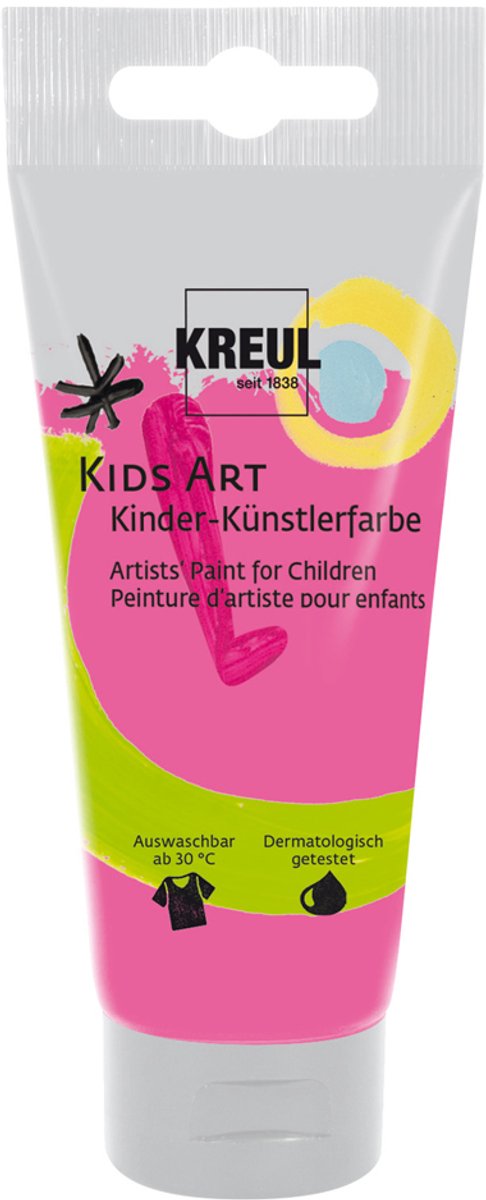 Kreatieve kinder-schildertverf, 75 ml, diepkarmijnrood