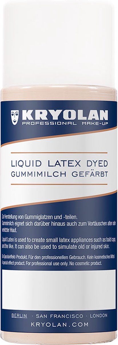 Kryolan - Vloeibare Latex -Gekleurd - 100ml