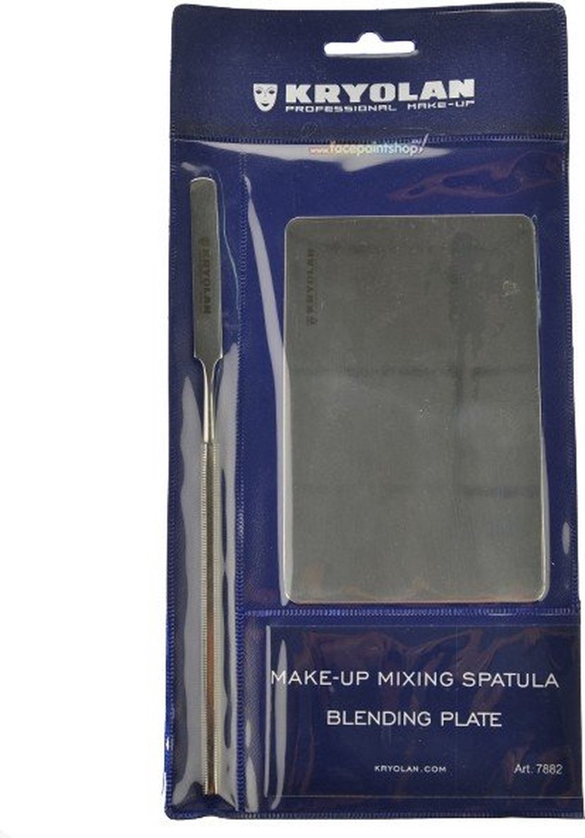   Make-Up Mixing Spatula & Blending Plate