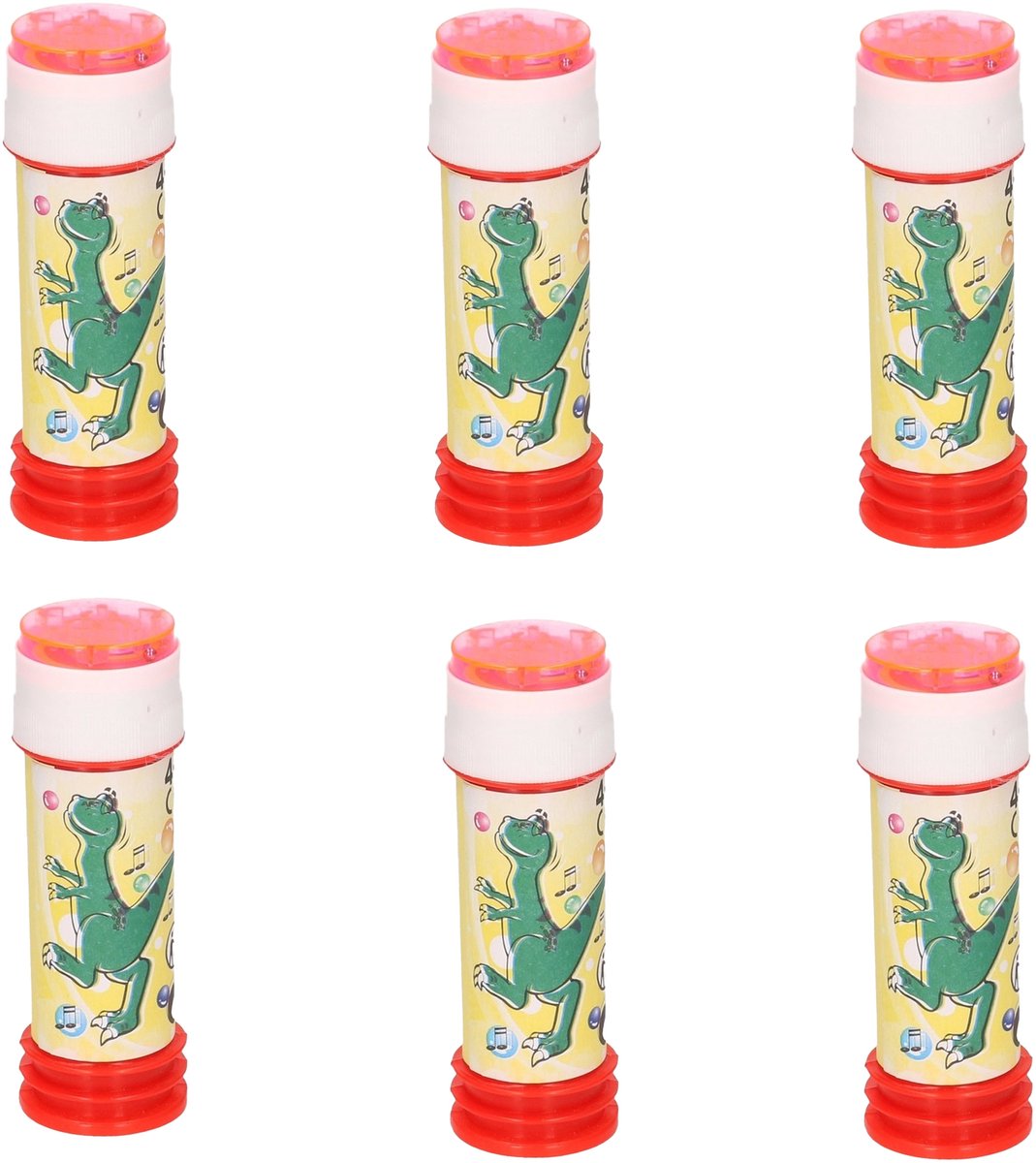   - 6x - dinosaurus - 60 ml - speelgoed voor kinderen
