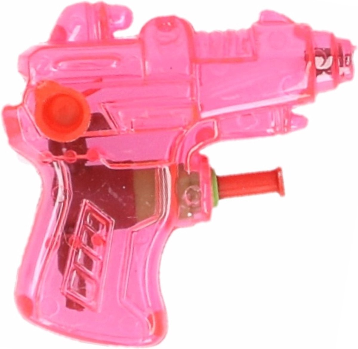 Mini waterpistool - 6x - roze - kunststof - 8 centimeter - zomer speelgoed