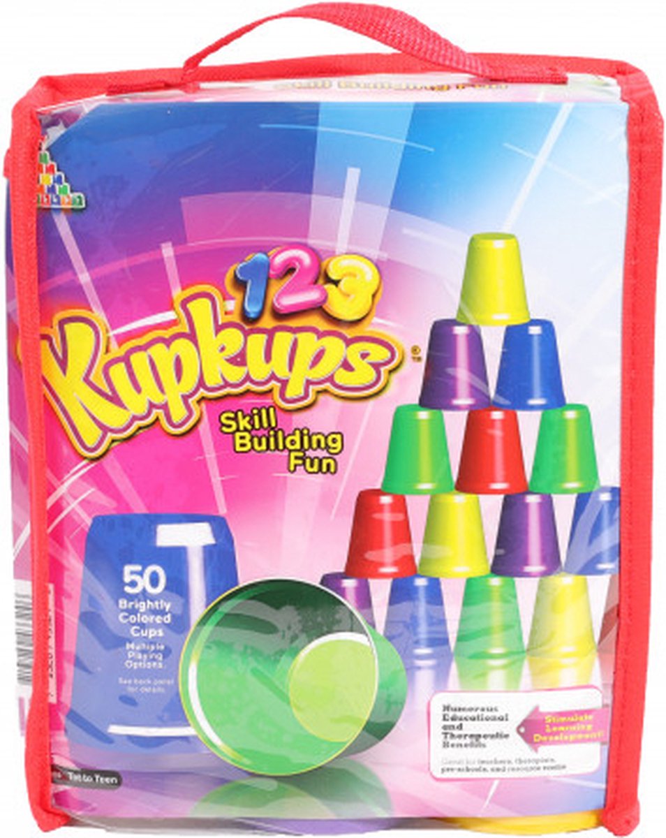 Kupkups- Skill Building Fun - 50 Brightly Cups