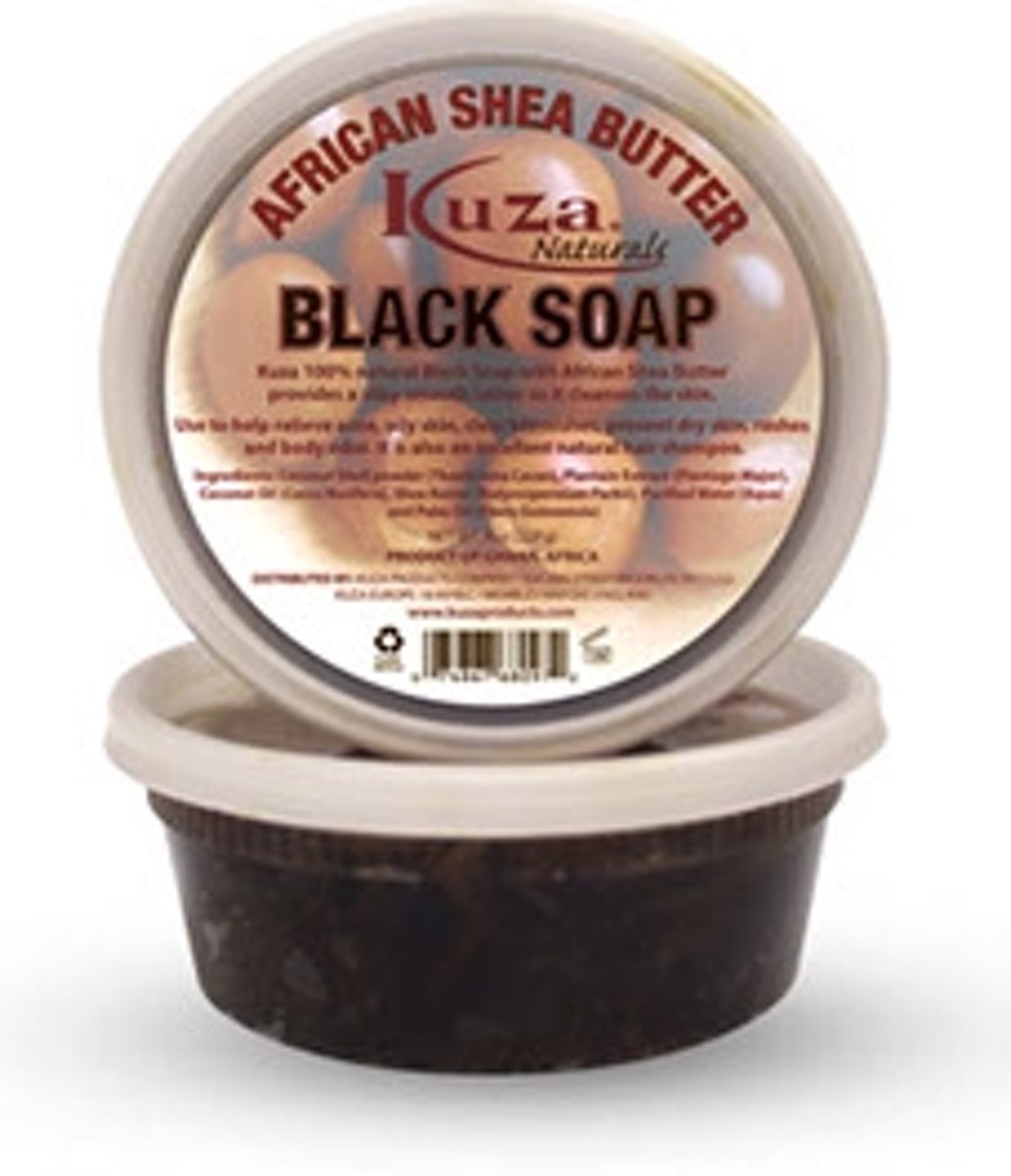 Kuza African Shea Butter Black Soap 227gr