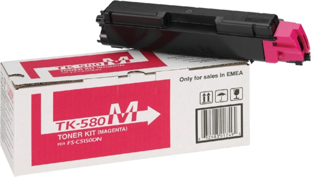 Toner kyocera tk-580 2.8k rood