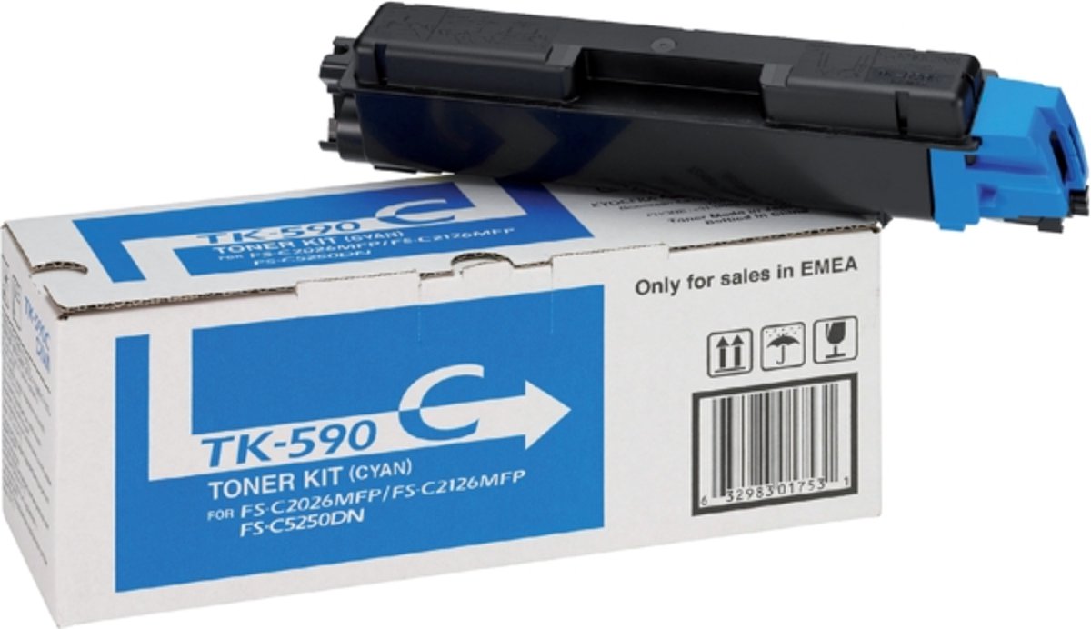 Toner kyocera tk-590 5k blauw