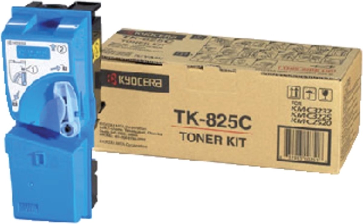 Toner kyocera tk-825 7k blauw