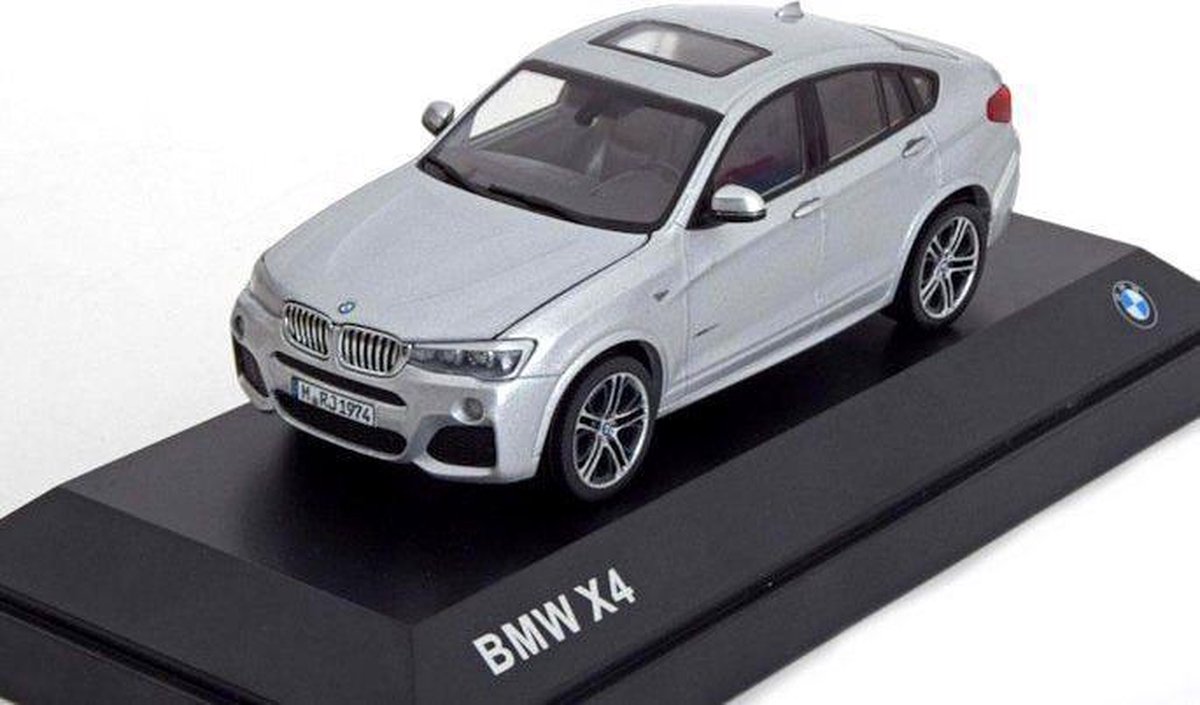 BMW X4 F26 (2015) Zilver - Kyosho 1/43 - Modelauto - Schaalmodel - Model auto