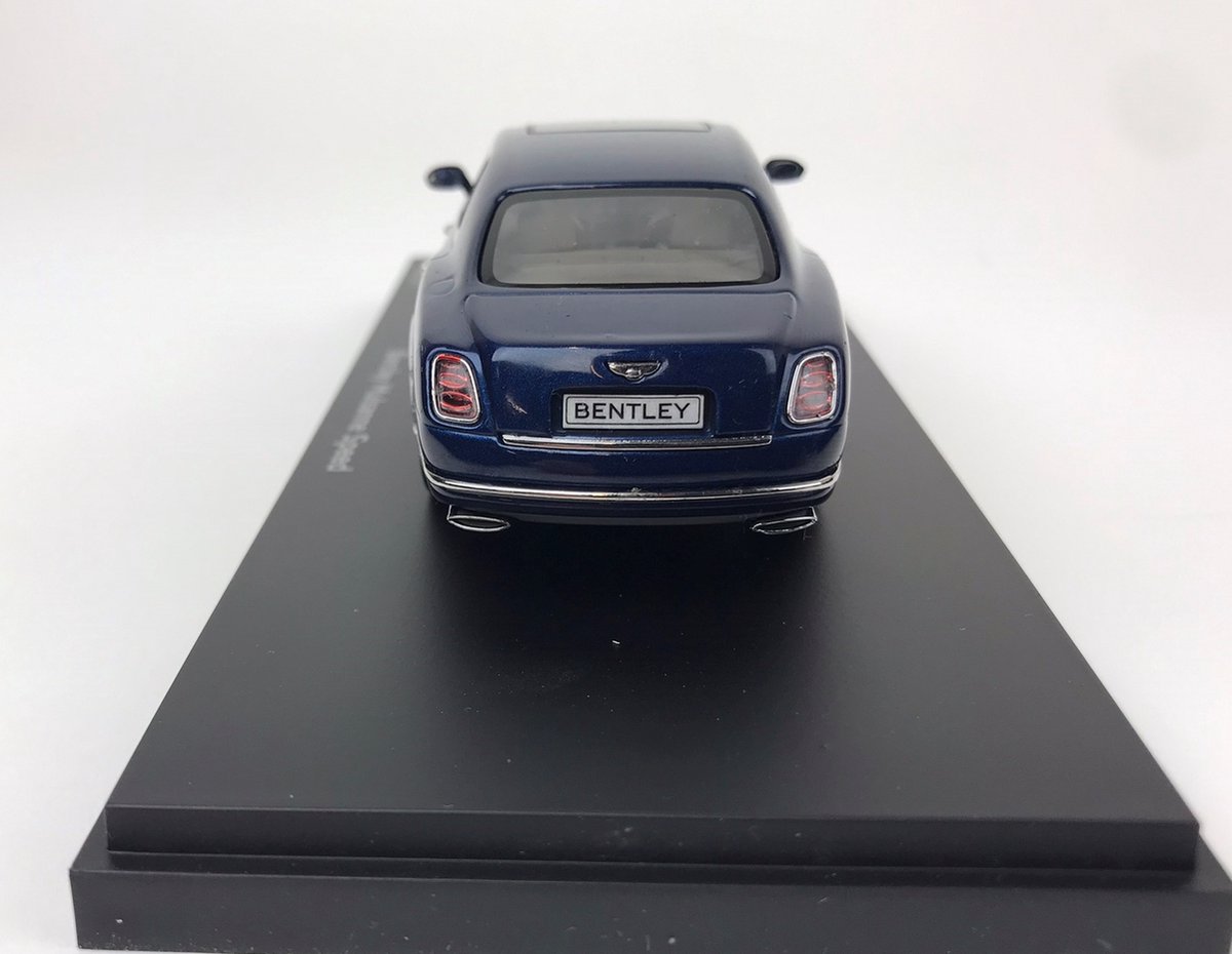 Kyosho Bentley Mulsanne Speed ( Marlin) blauw, schaal 1/43