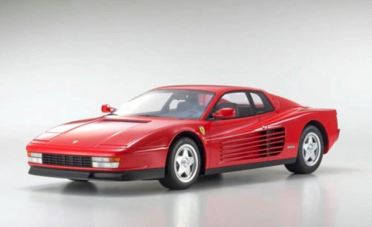 Kyosho Ferrari Testarossa 1987 Rood 1:12