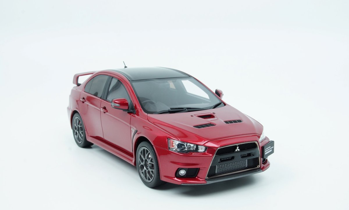 Kyosho Mitsubishi Lancer Evo Final Edition Rood 1/18