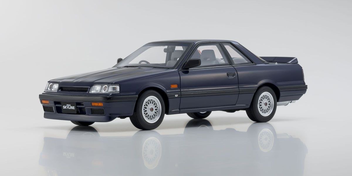 Kyosho Samurai Nissan Skyline GTS-R 1986 Blauw 1:18