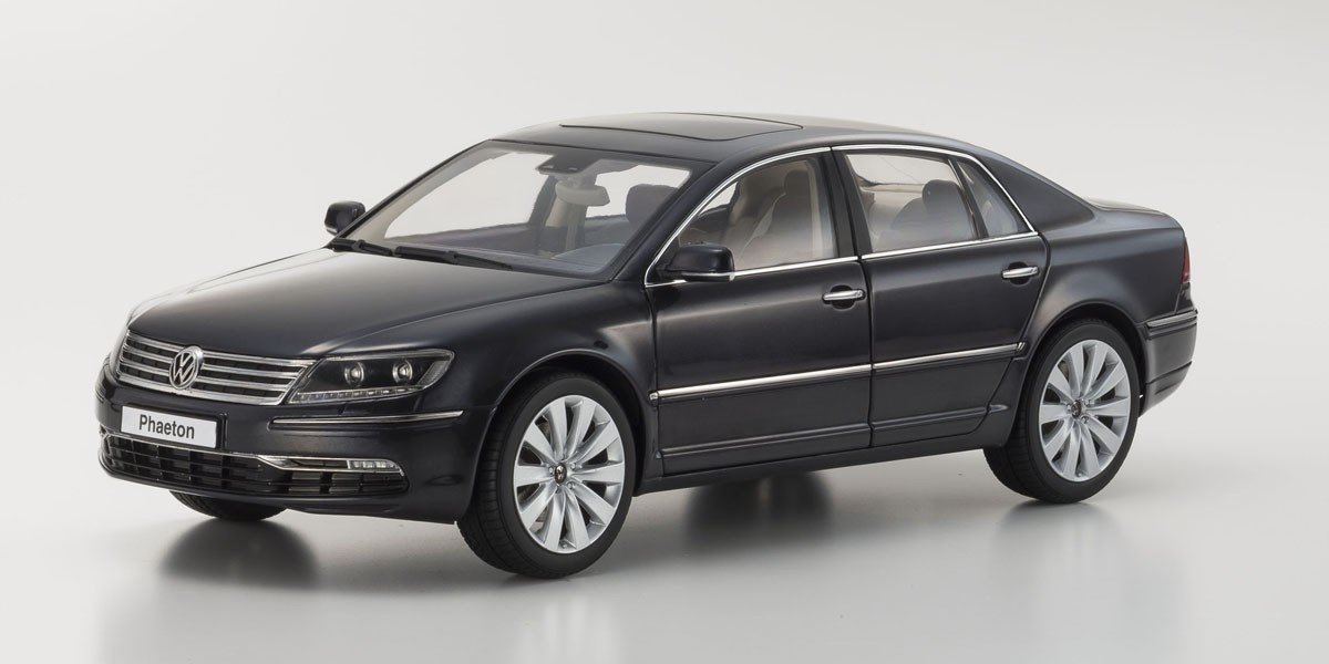 Volkswagen Phaeton Mazeppa Grey  - Kyosho modelauto  1:18