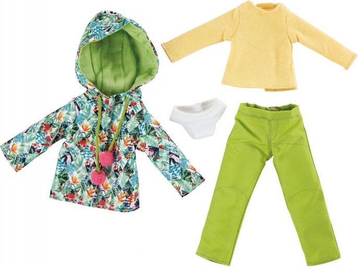 Winter outfit tropical tienerpop kledingset 4-delig