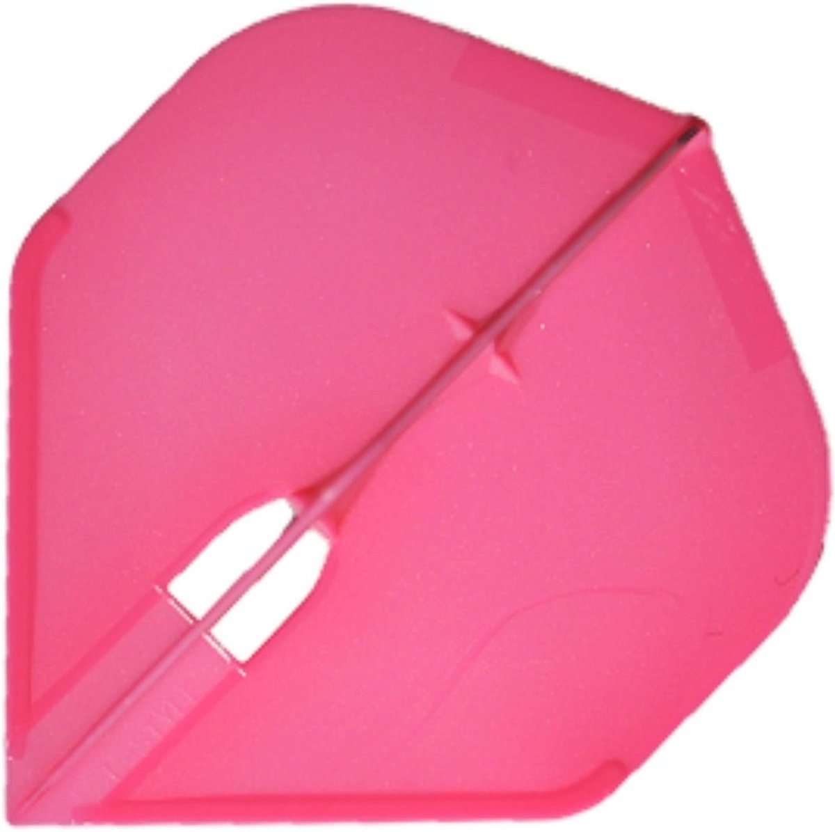 L Style Champagne Dart Flights Standard Hot Pink