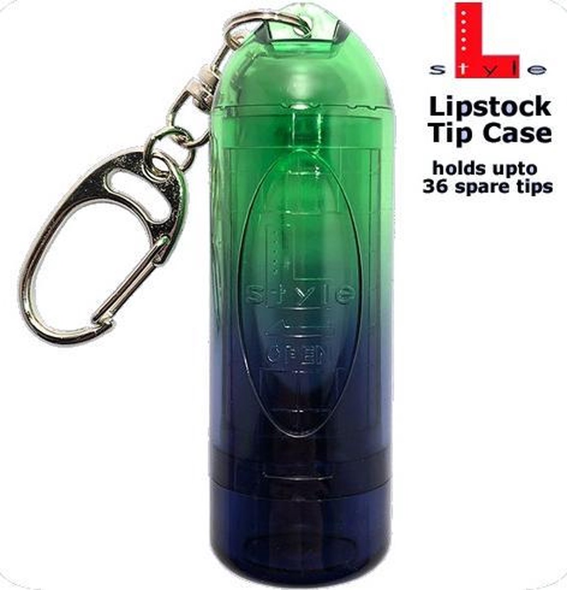 L-Style Lipstock Tip Case N9 Twin Color Ideal Green