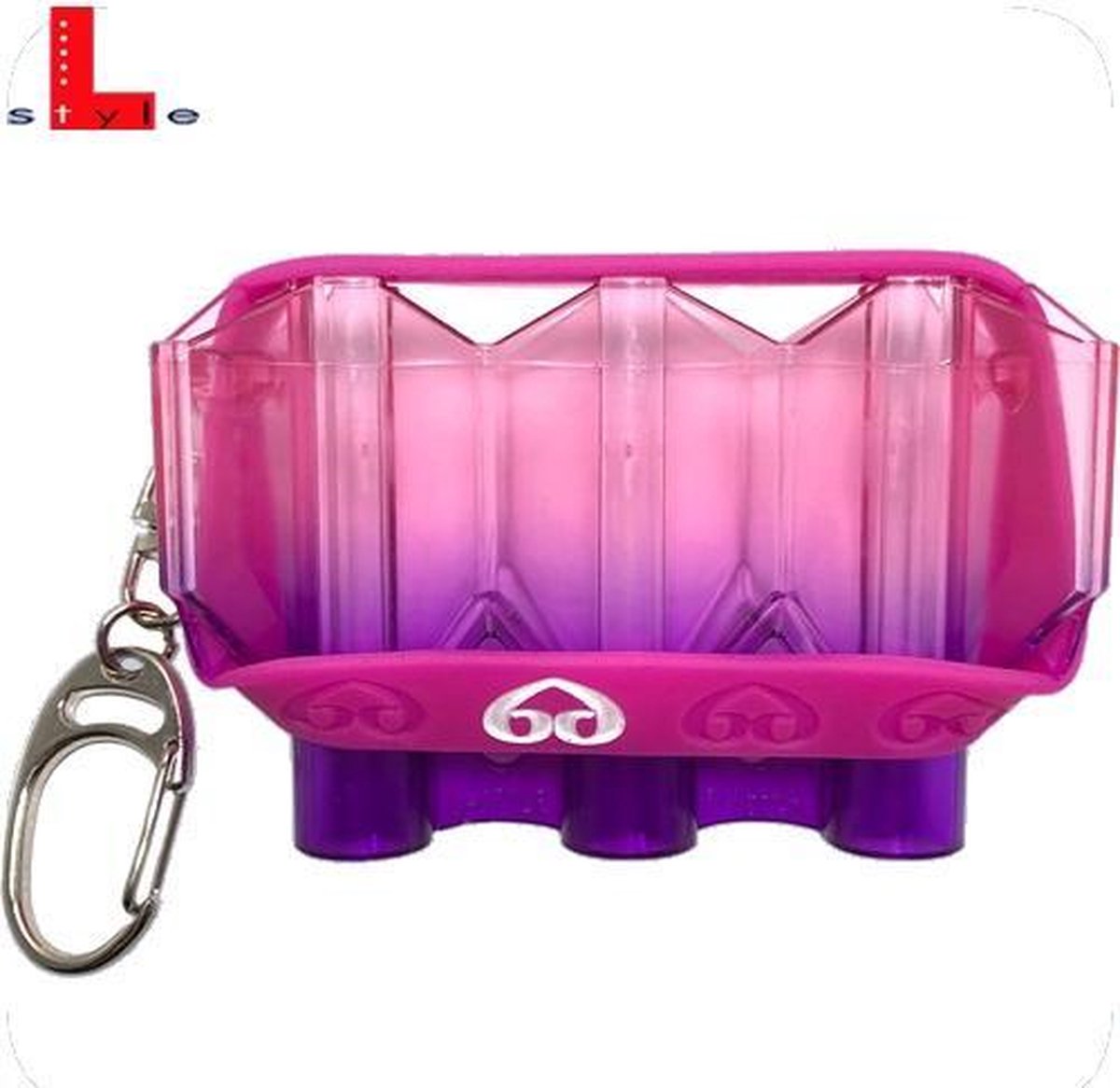 L-Style N9 Krystal Flight Case Twin Color Berry