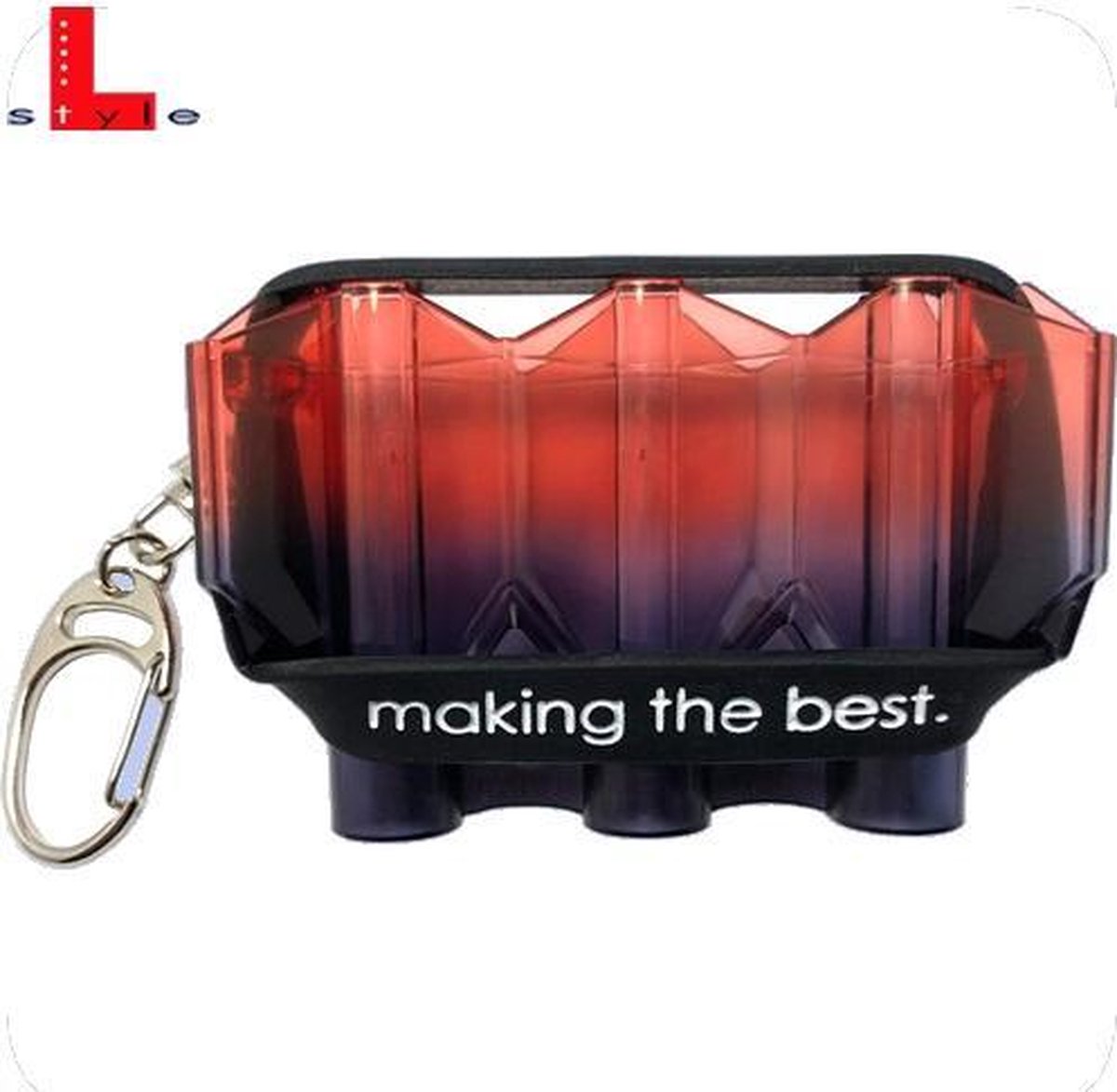 L-style N9 Krystal Flight Case Twin Color Red Eye