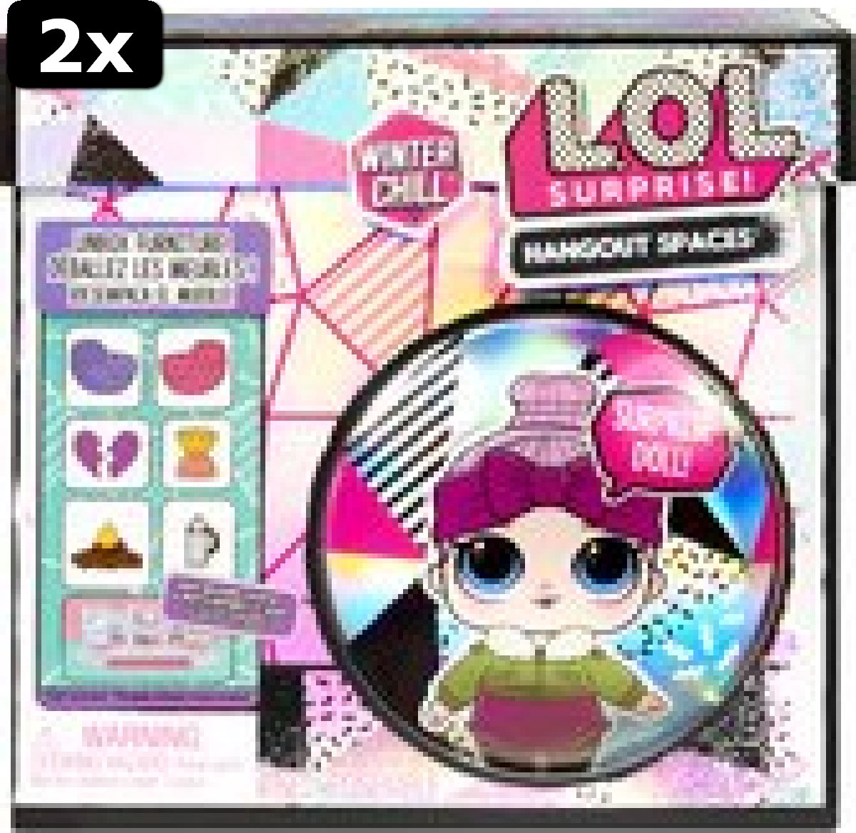 2x L.O.L. Surprise! Winter Chill Hangout Spaces Cozy Babe Speelset - Minipop