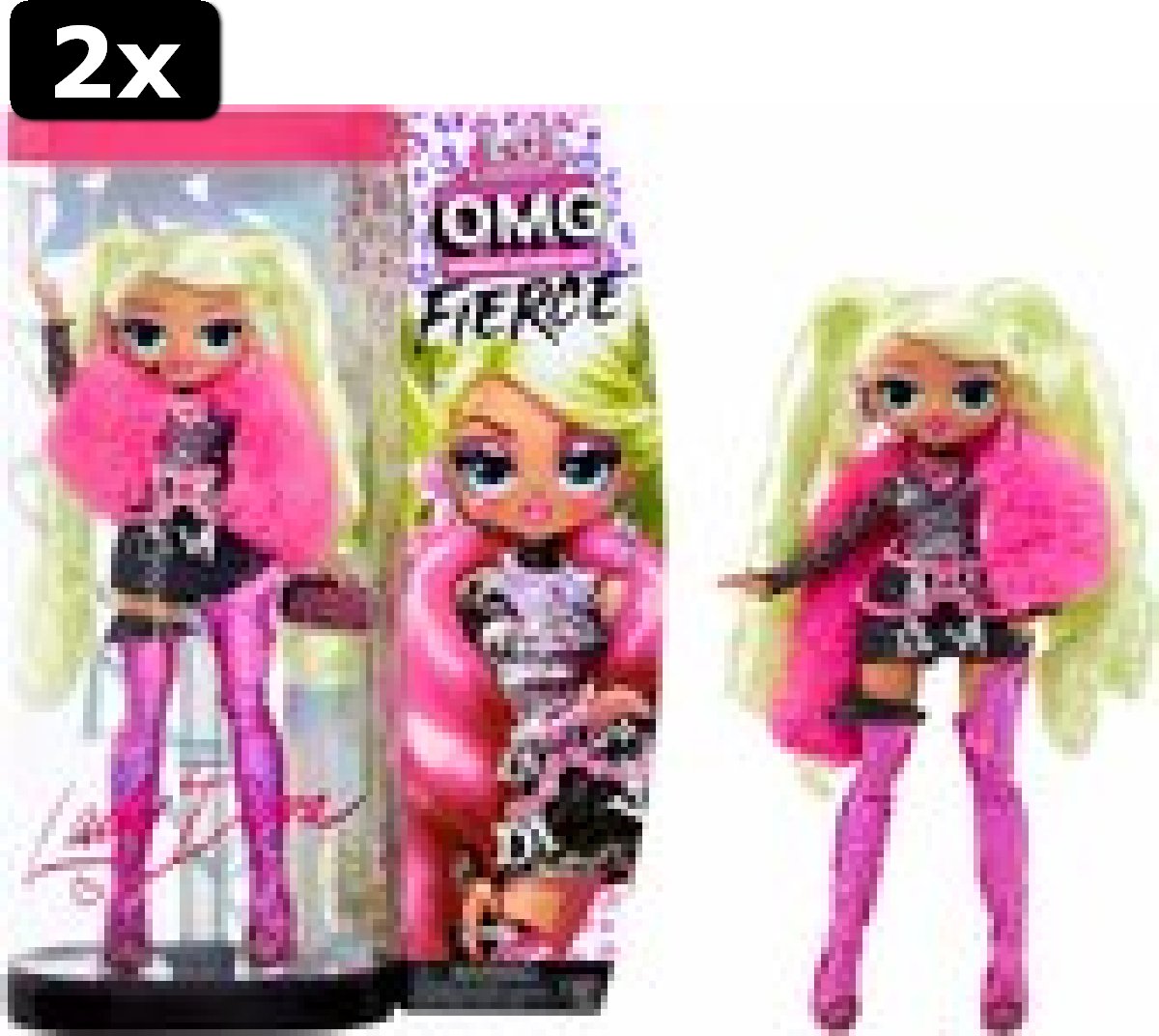 2x L.O.L. Surprise 707 OMG Fierce Dolls - Lady Diva - Modepop