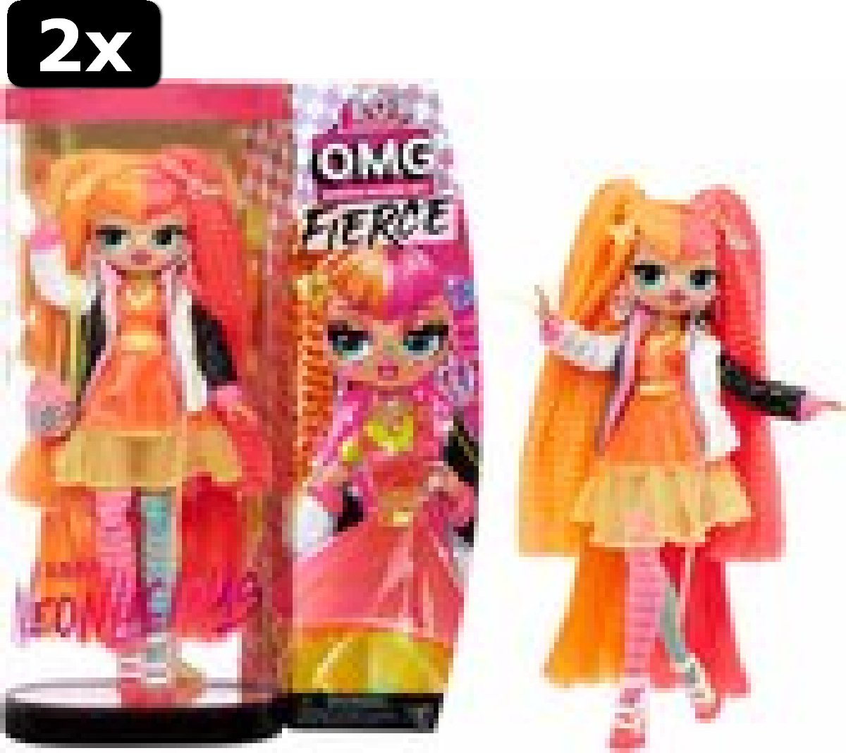 2x L.O.L. Surprise 707 OMG Fierce Dolls - Neonlicious - Modepop