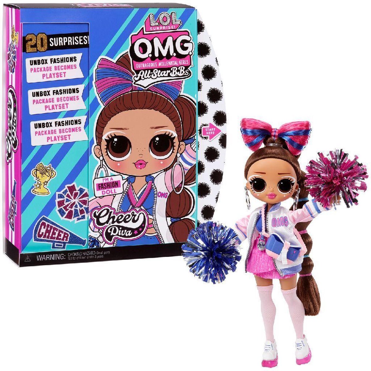 L.O.L. Surprise! OMG Sport Cheer Diva Cheerleader - Modepop