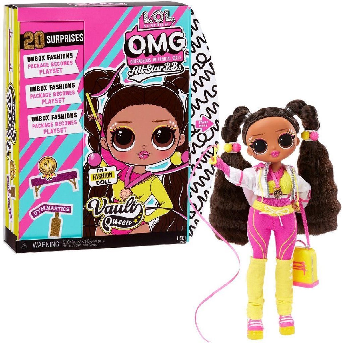 L.O.L. Surprise! OMG Sport Vault Queen Cheerleader - Modepop