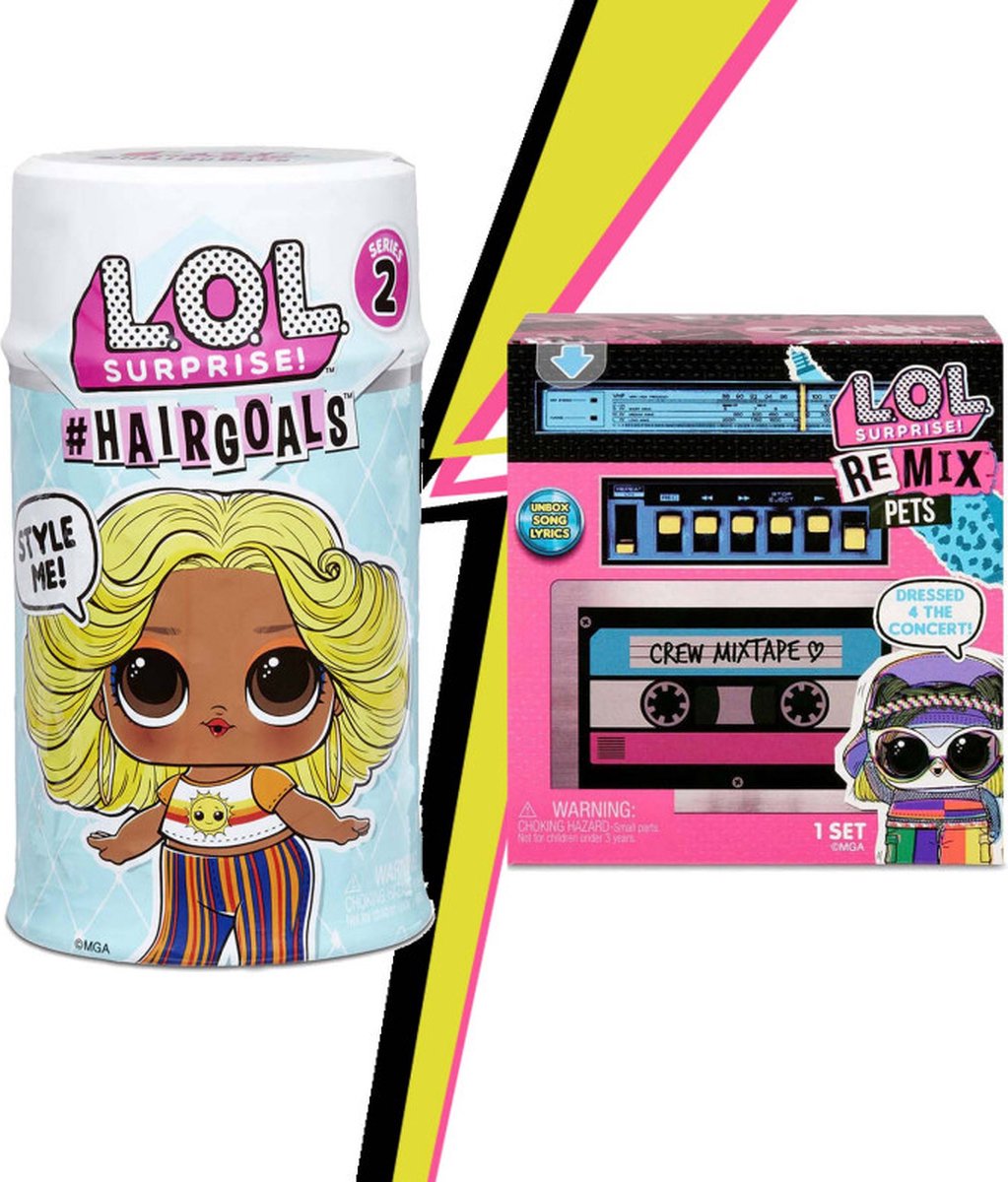 L.O.L. Surprise! Remix Pets + L.O.L. Surprise! Hairgoals 2.0 - Modepop