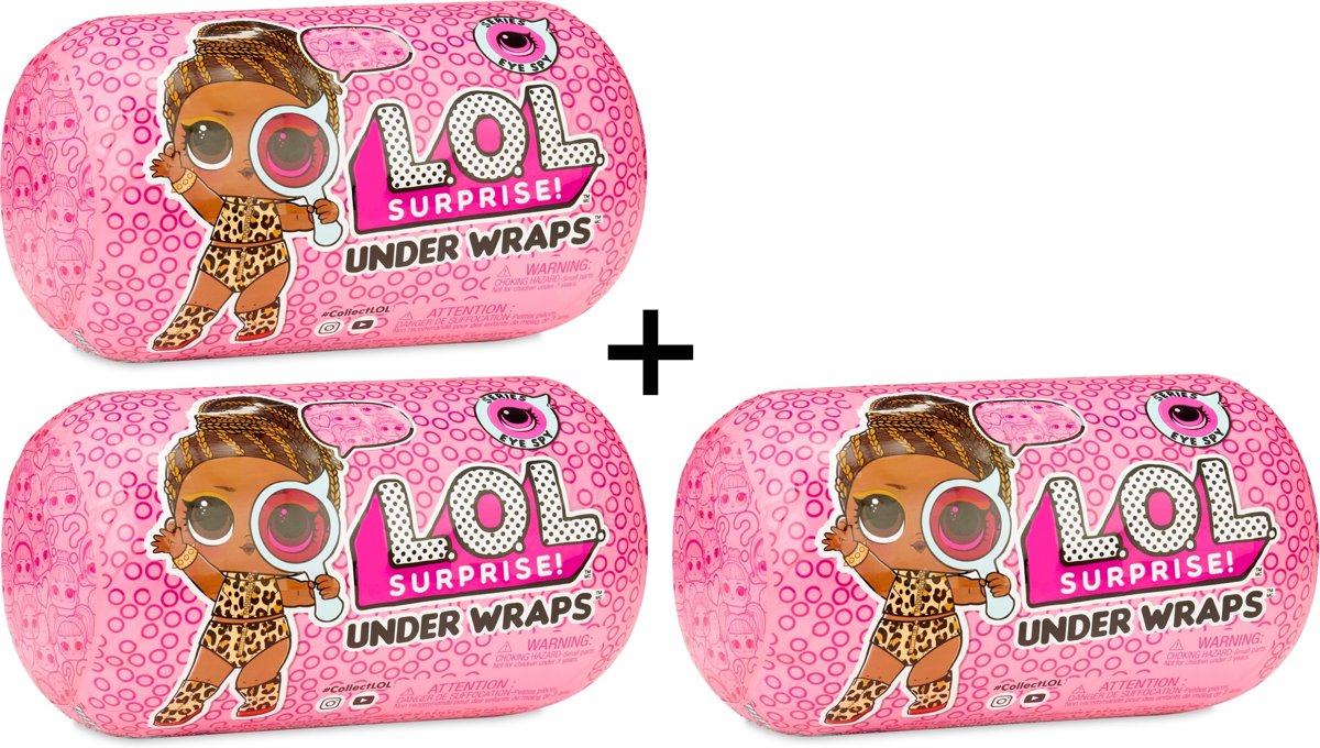 L.O.L. Surprise Eye Spy Under Wraps bal 4.2 - 3-pack