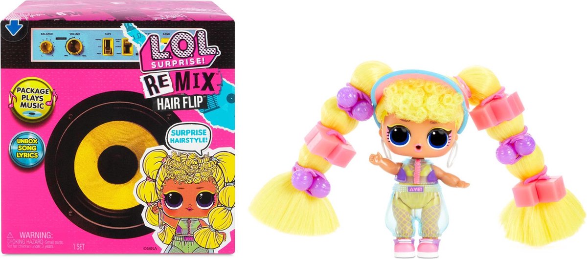 L.O.L. Surprise Remix Hairflip Tots Serie A - Minipop