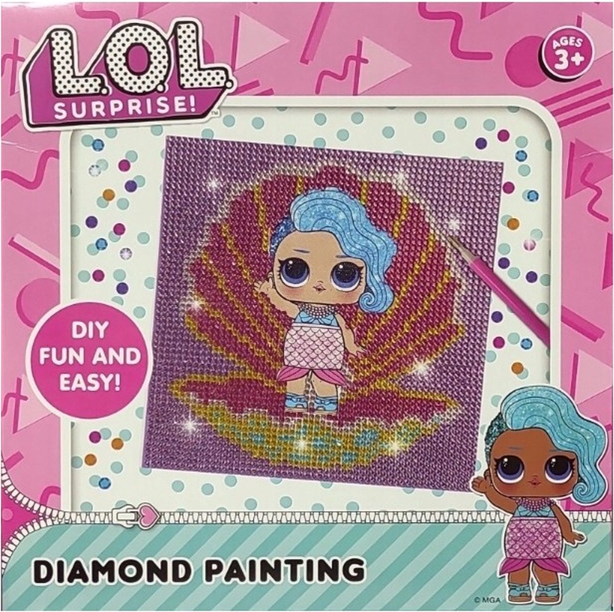 LOL Surprise - Diamond Painting - Knutselen - Diamanten Schilderij - 20x20cm