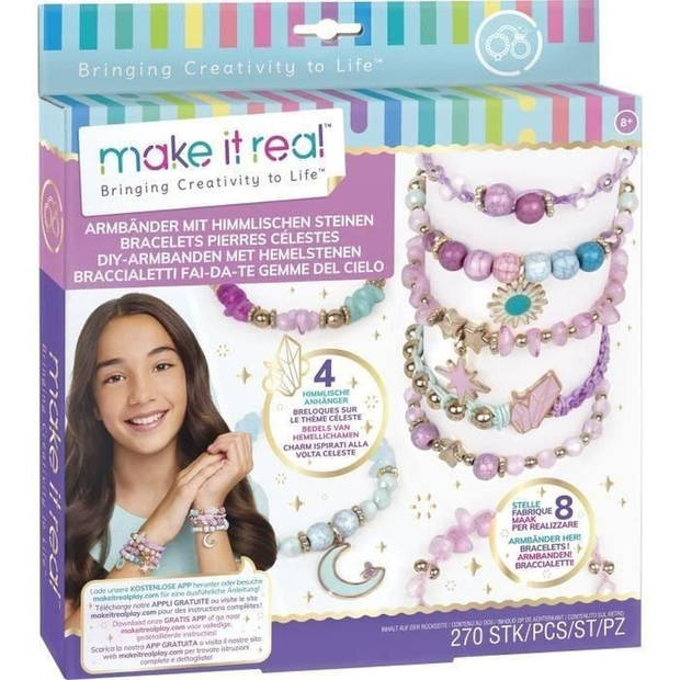 Sieradencreatiespel -   - 41322 - Make It Real - Hemelsteenarmbanden