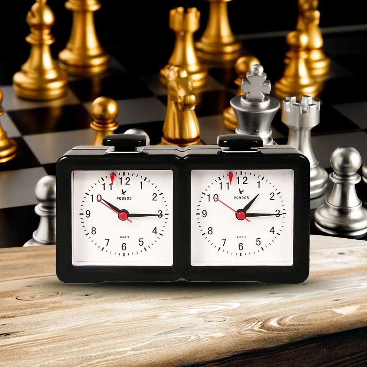 Schaakklok Analoog – Schaken – Chess Clock - Inclusief Gratis Nederlandstalige Handleiding