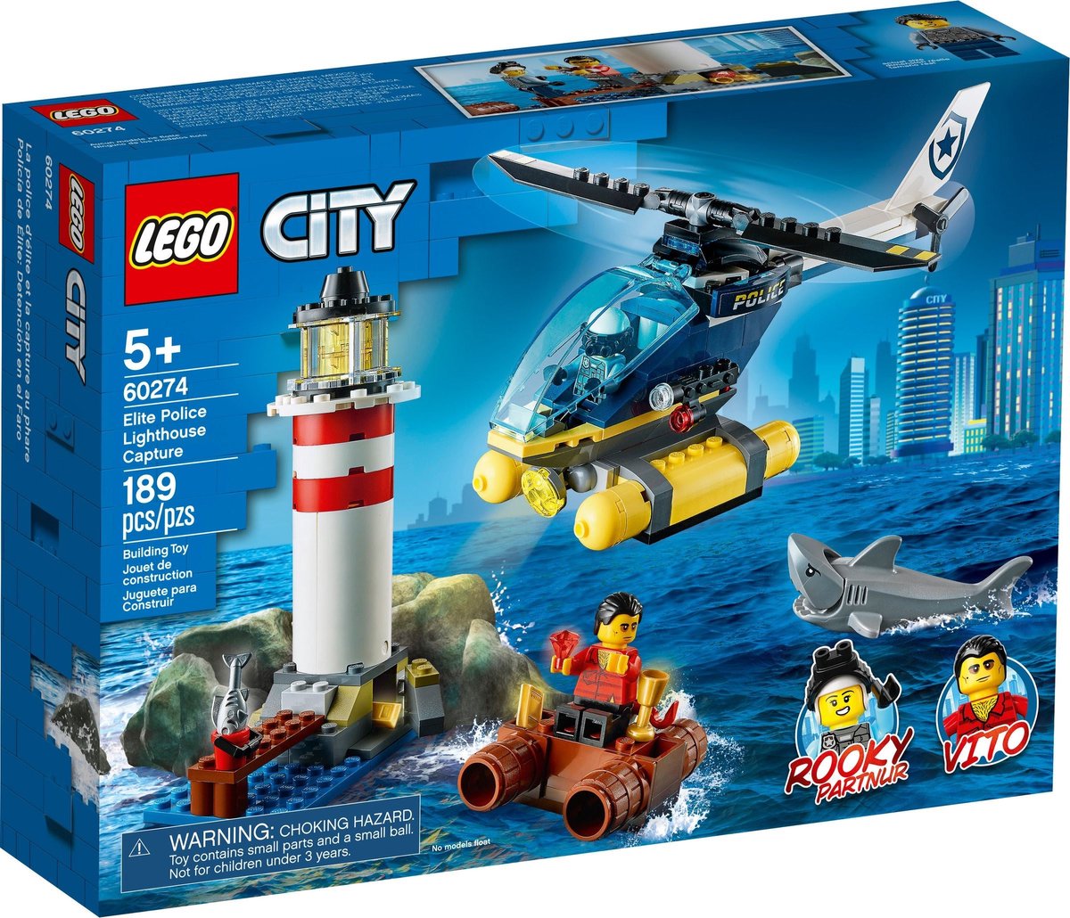 LEGO City Elite Politie vuurtoren aanhouding - 60274