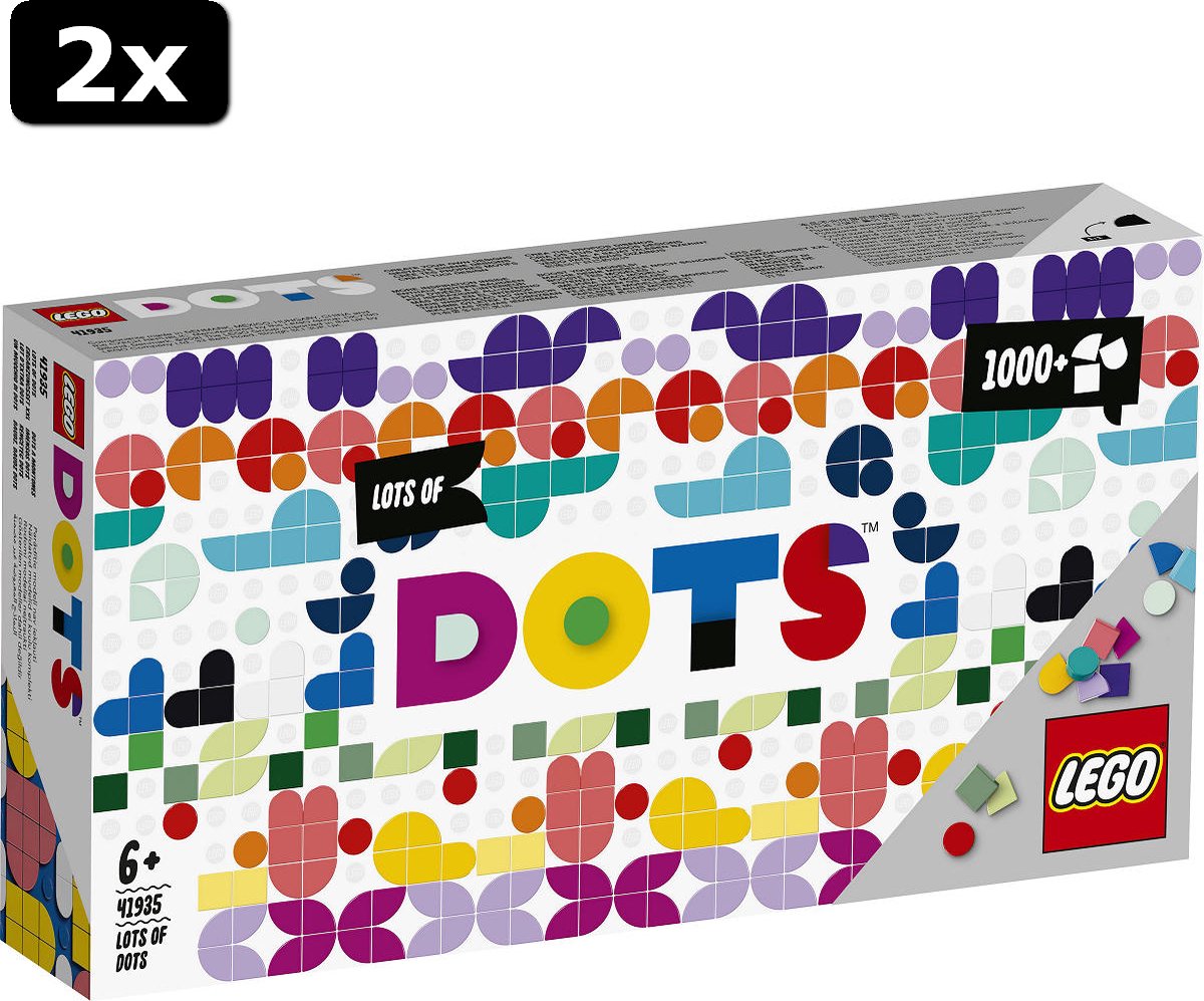 2x LEGO DOTS Enorm veel DOTS