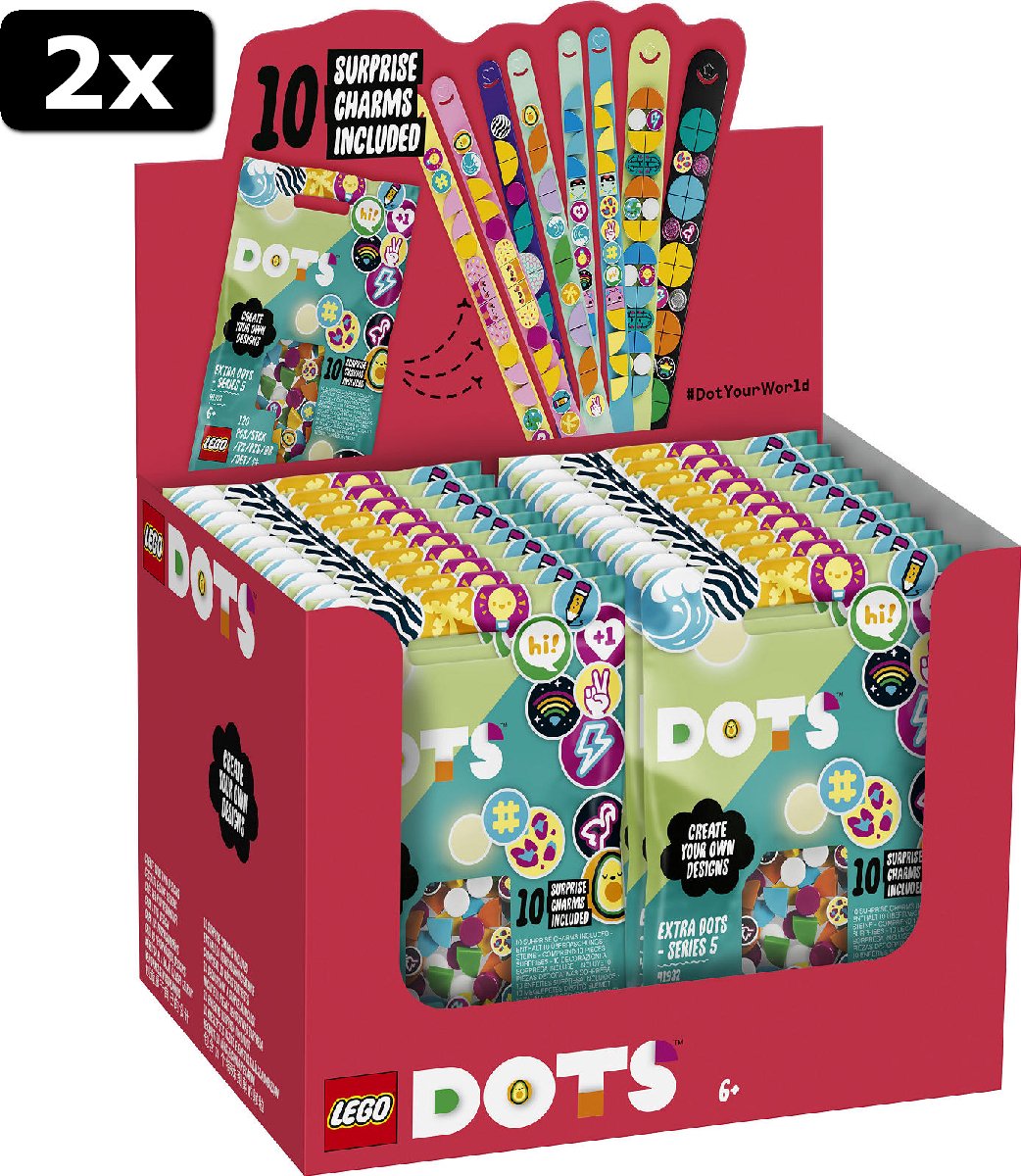 2x LEGO DOTS Extra DOTS - serie 5