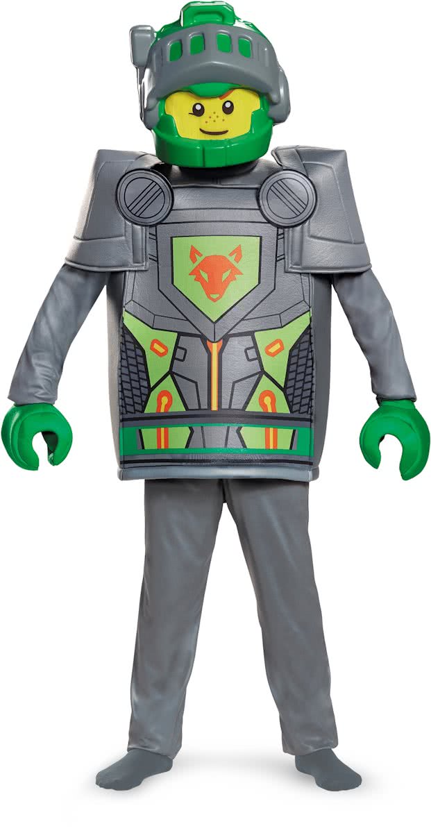 Deluxe Aaron Nexo Knights - Lego™ kostuum voor kinderen - Verkleedkleding - Maat 122/128