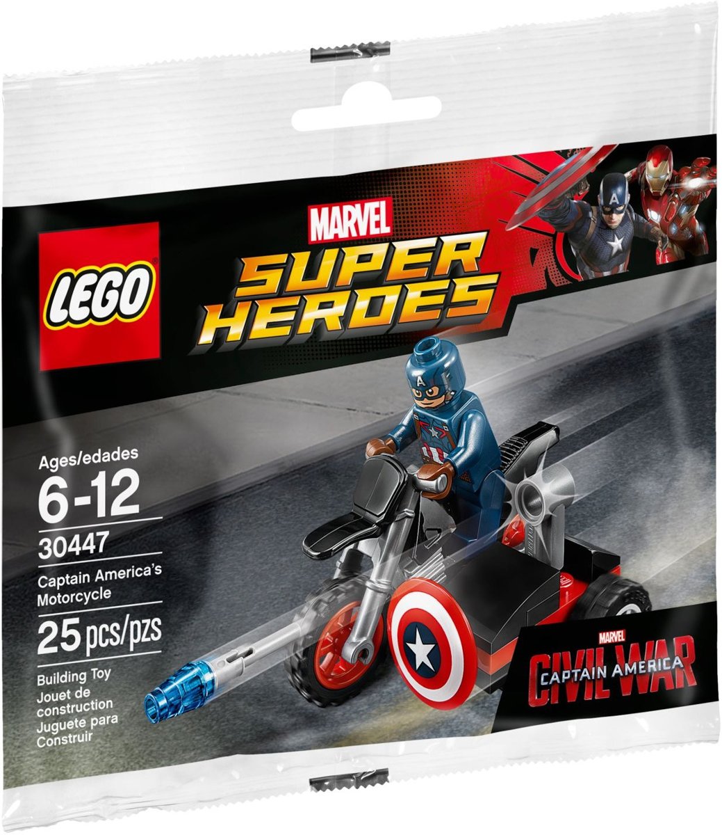 LEGO 30447 Captain Americas Motorcycle (Polybag)