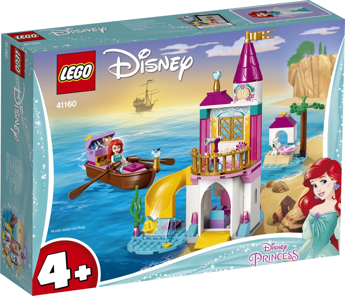 LEGO 4+ Disney Ariëls Kasteel aan de Kust - 41160