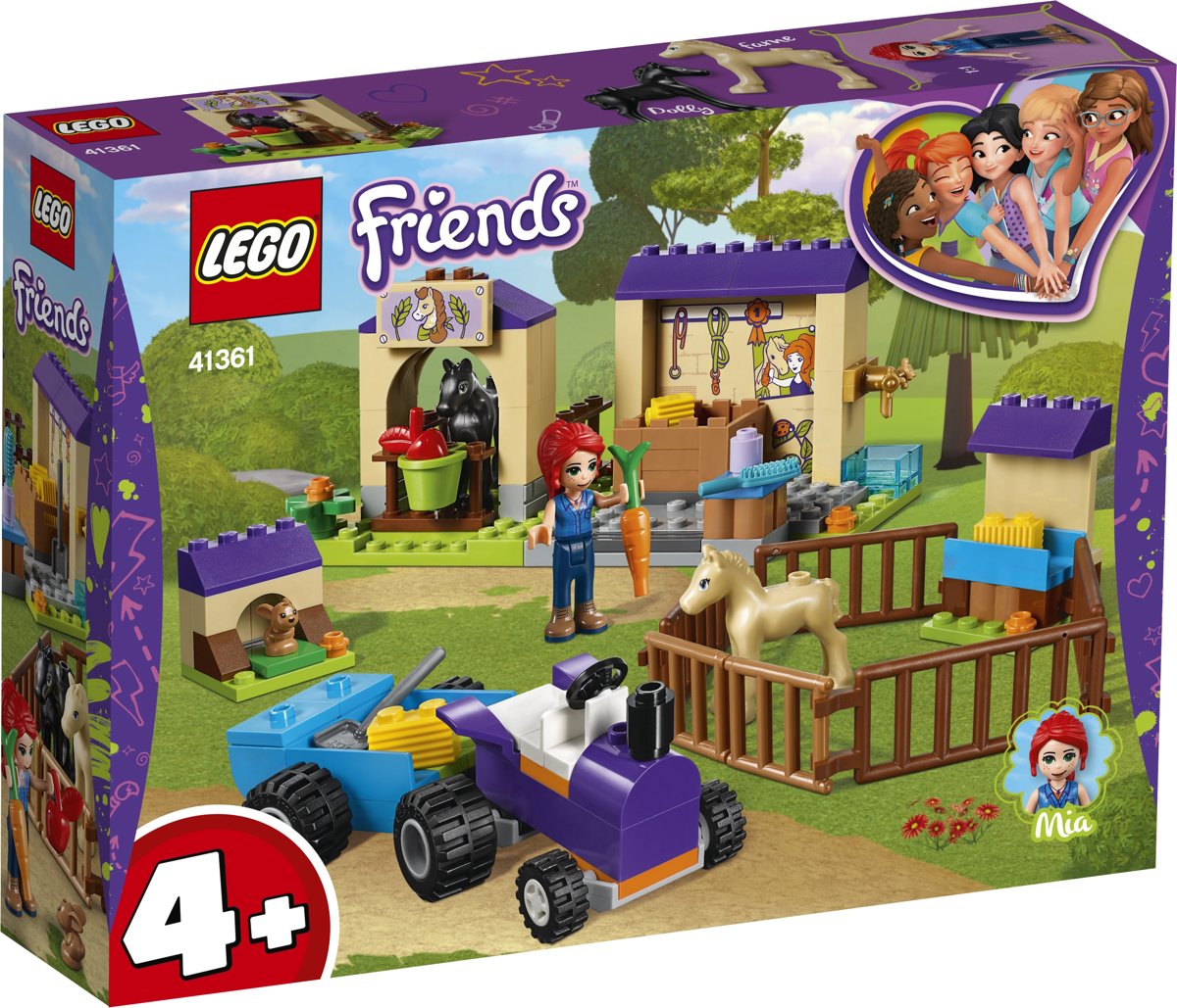 LEGO 4+ Friends Mias Veulenstal - 41361