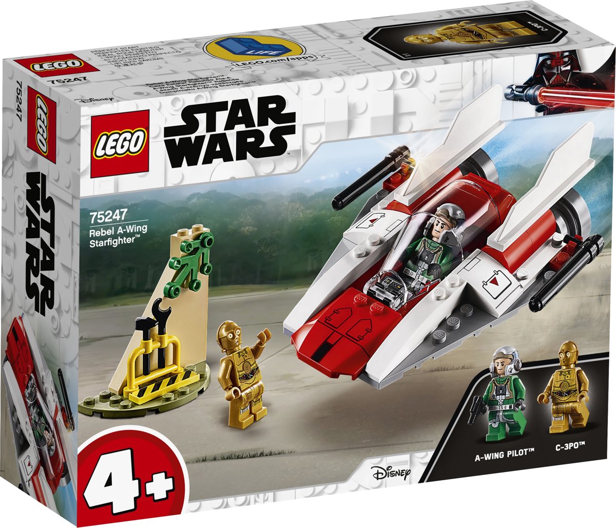 LEGO 4+ Star Wars Rebel A-Wing Starfighter - 75247