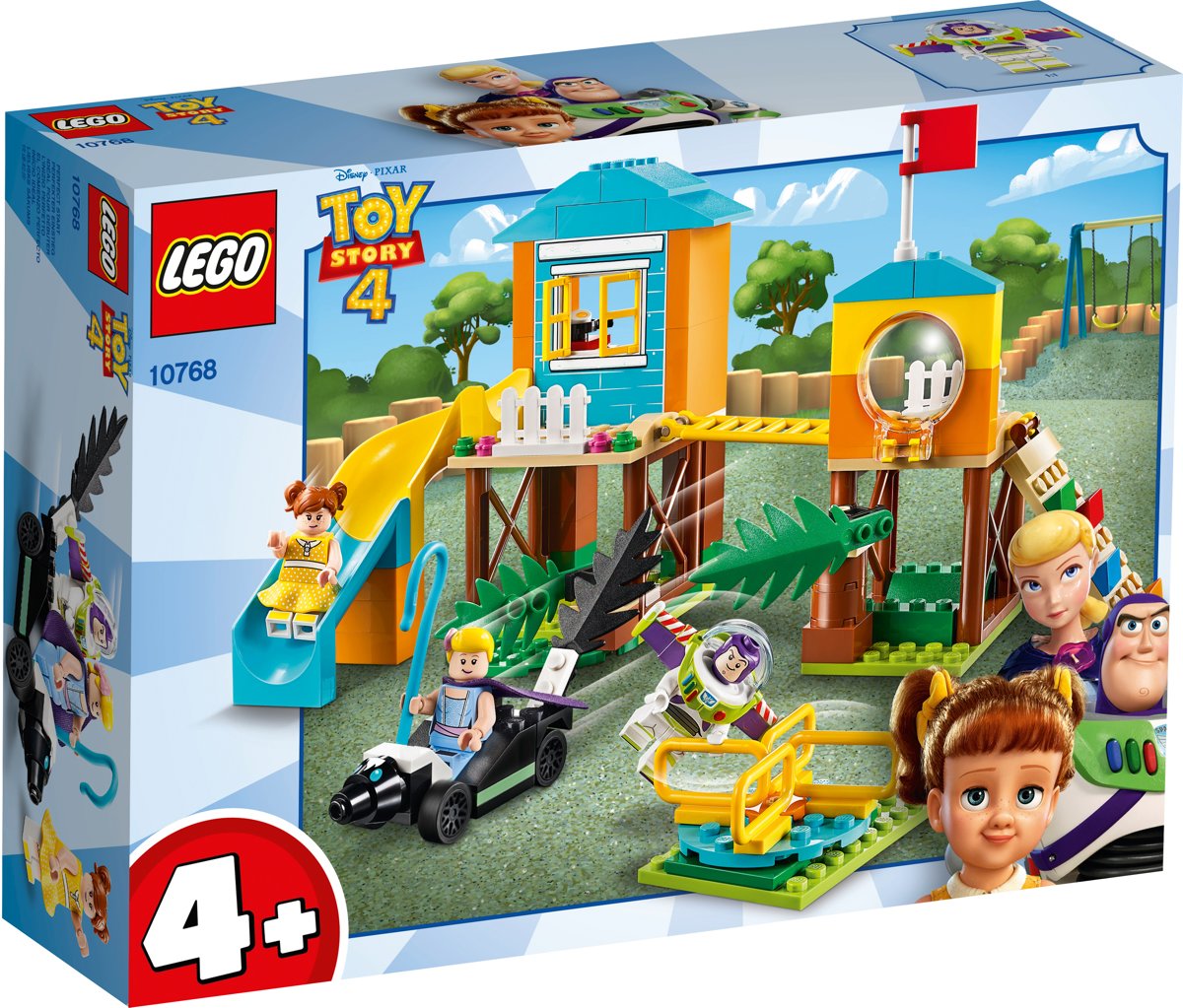 LEGO 4+ Toy Story 4 Speeltuinavontuur van Buzz en Bo Peep - 10768