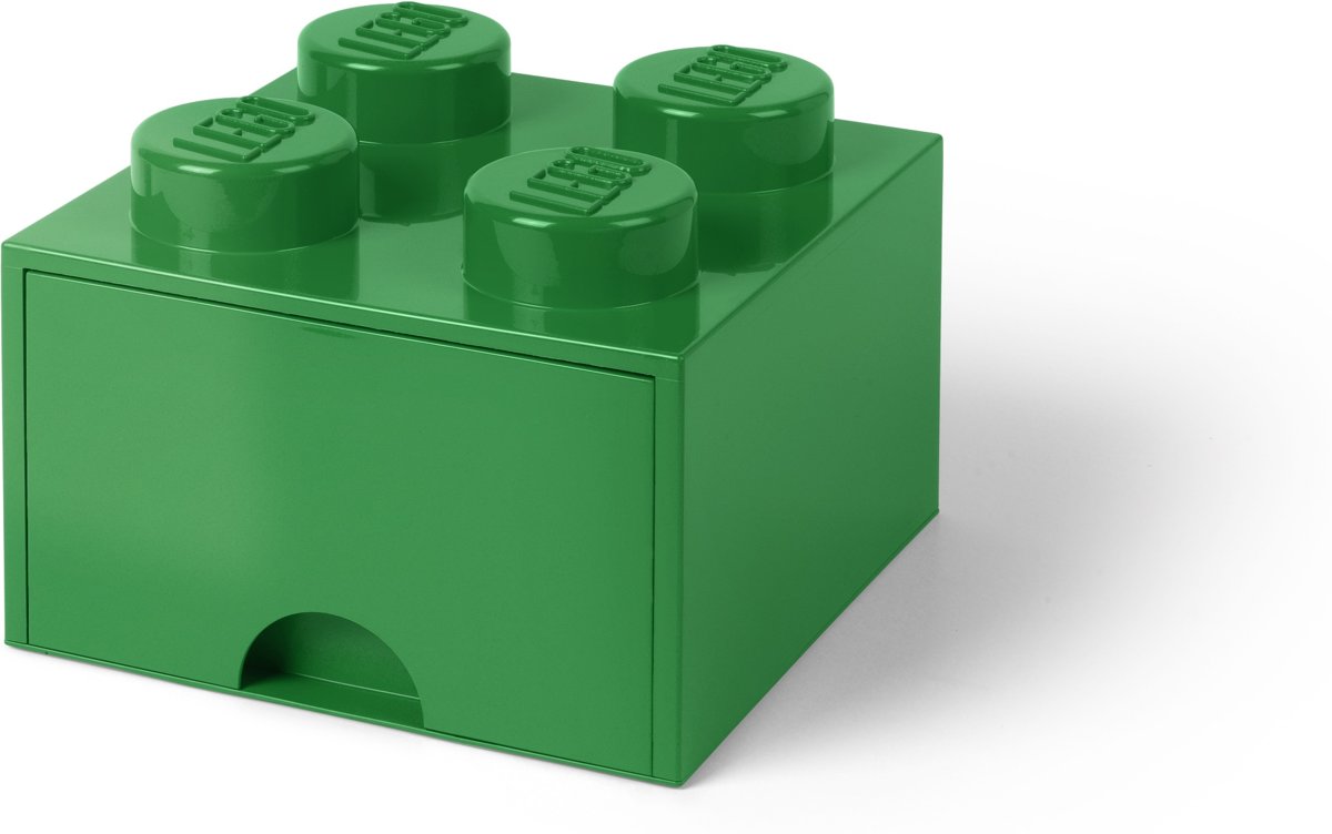 LEGO 4003 Storage Brick Opberglade 2x2 Groen