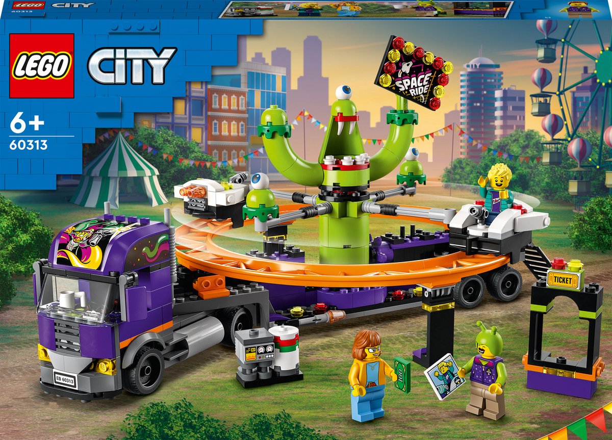 LEGO 60313 City Great Vehicles Ruimtereis pretwagen