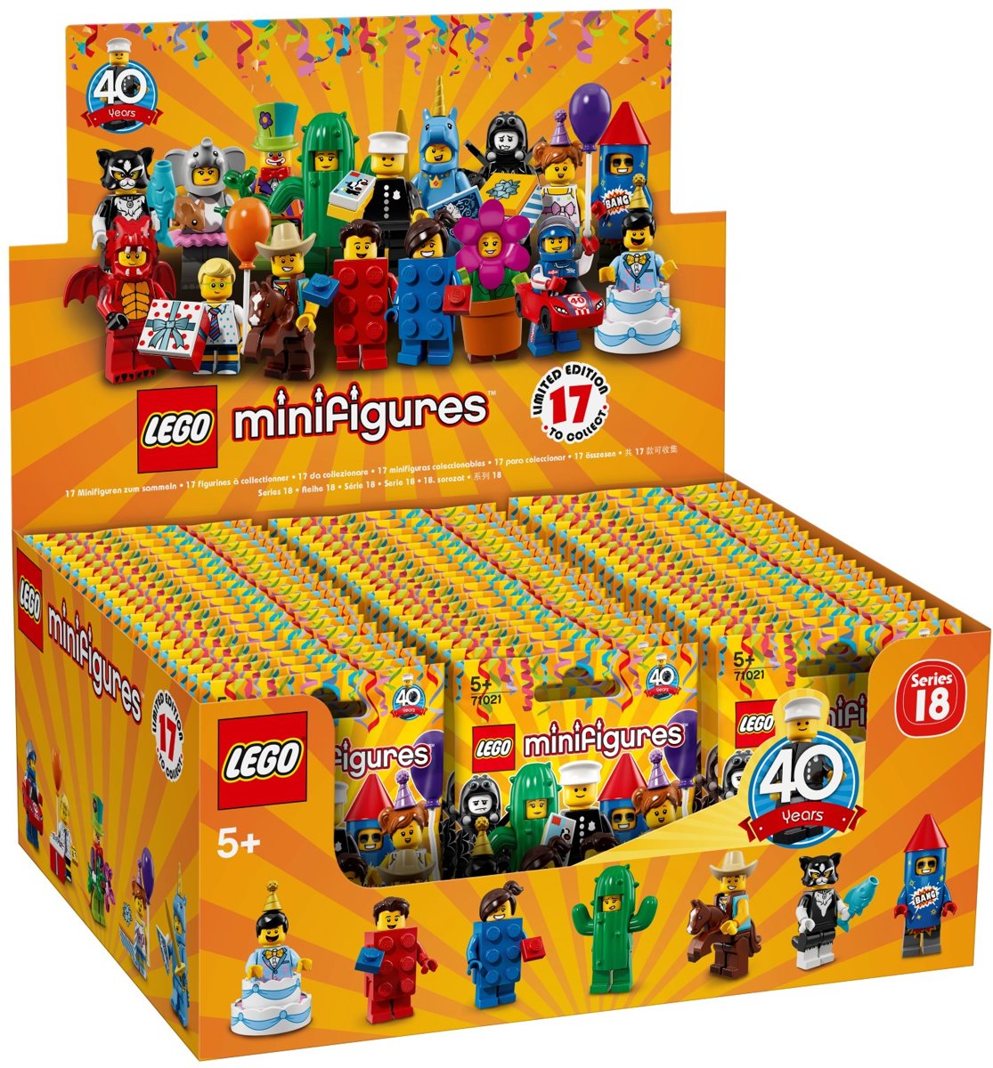 LEGO 71021 Minifiguren Serie 18 (doos van 60 stuks)