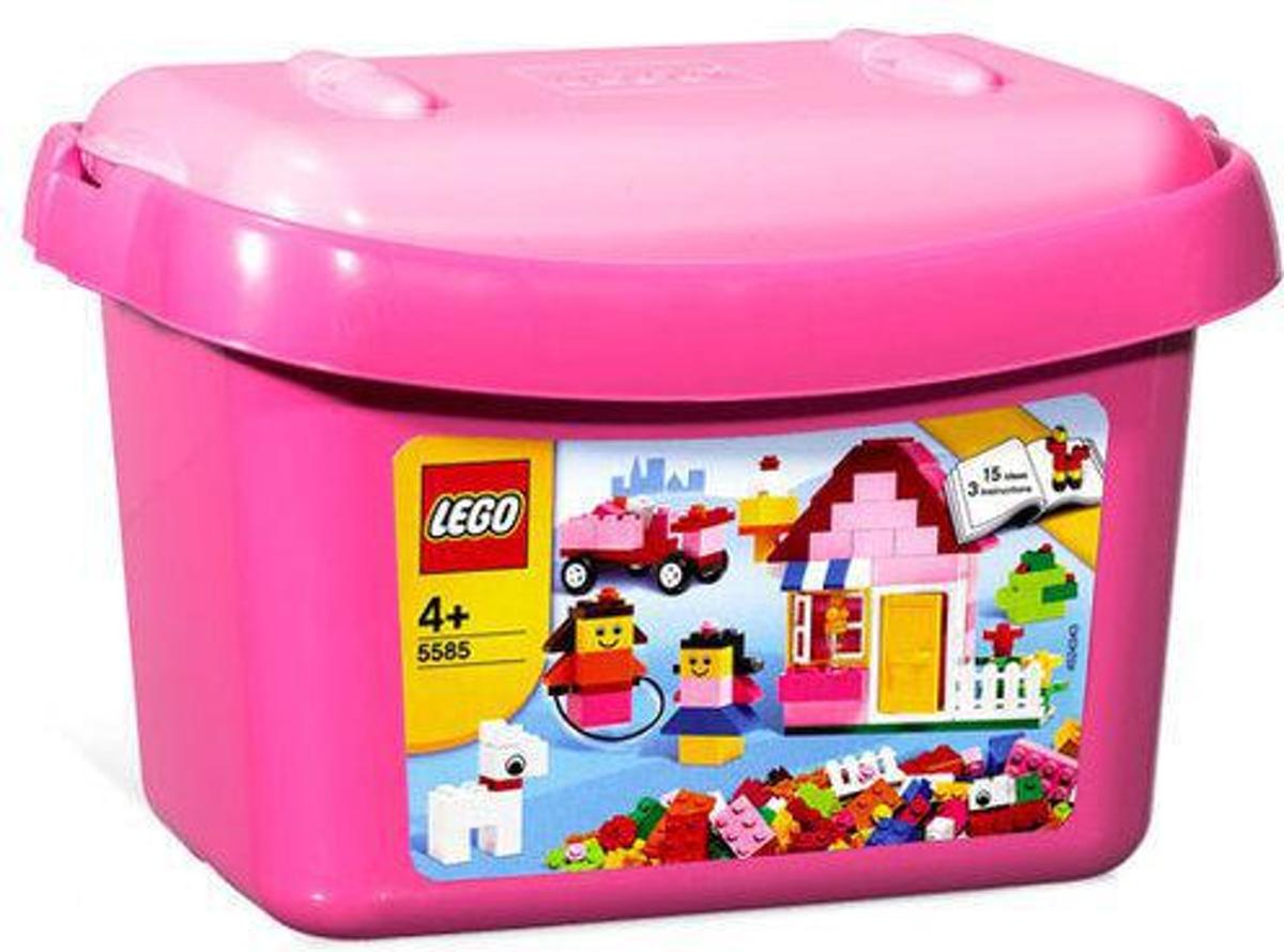 LEGO Basic Roze stenendoos - 5585