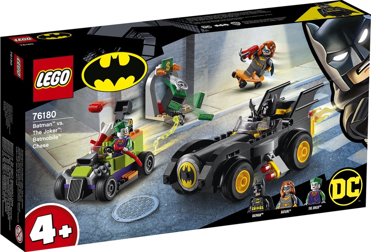   Batman 4+ vs. The Joker: Batmobile Achtervolging - 76180